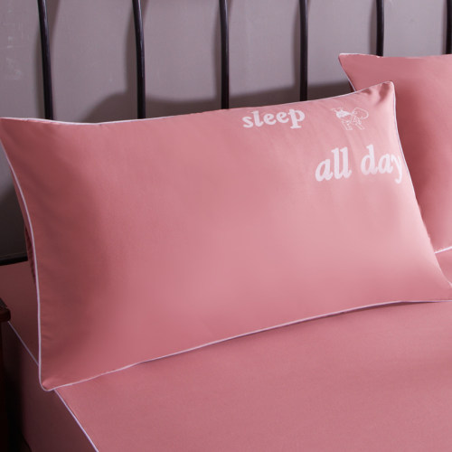 枕套全棉斜纹纯色48*74一对