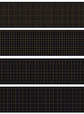 半生半熟万年黑色宣纸书法3 4 纸 带格子蓝色 2CM7里米小楷作品纸