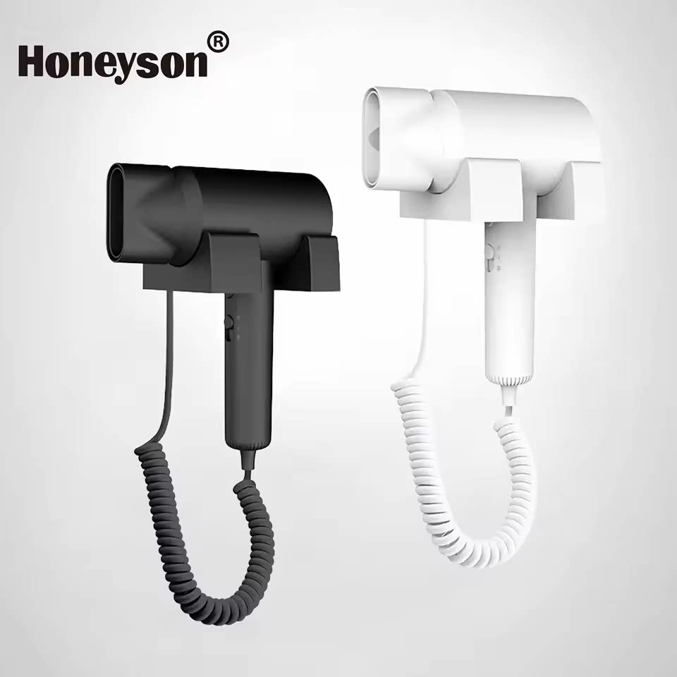 Honeyson电吹风酒店壁挂式吹风机卫生间大功率干发器宾馆民宿风筒