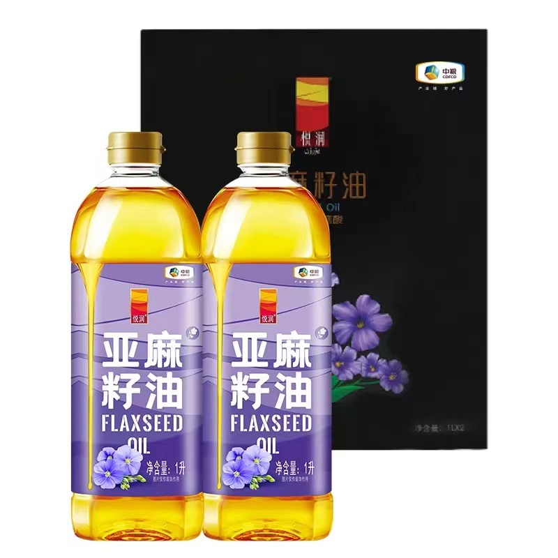 中粮悦润亚麻籽油新疆食用油胡麻
