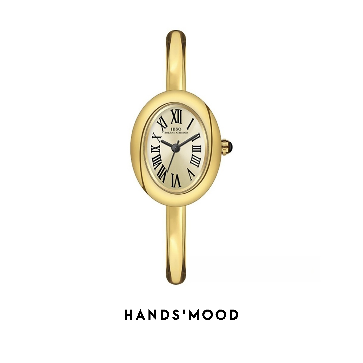 HANDSMOOD小浴缸设计感手镯表时尚精致小众高级百搭女士手表1189