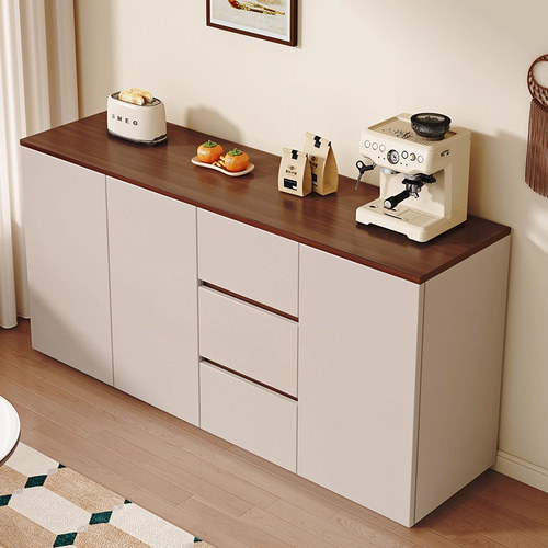 餐边柜斗柜一体储物柜全实木生态板客厅现代简约橱柜家用置物柜子