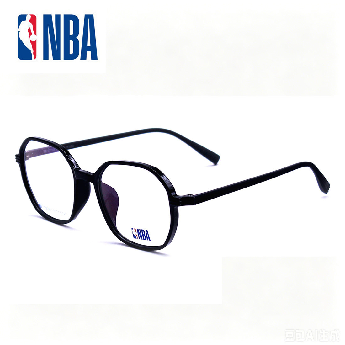 NBA7822 防蓝光近视眼镜男女通用大黑框超轻时尚素颜多边可配度数