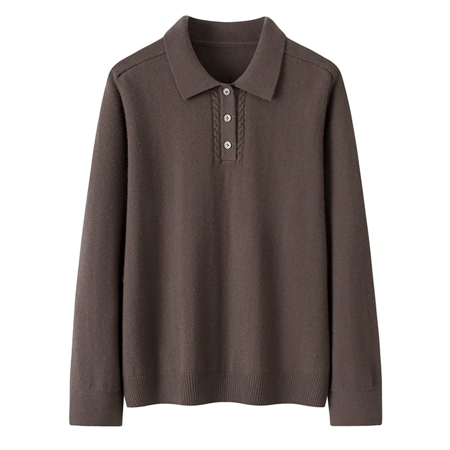 秋冬新款衬衣袖口毛衣女士山羊绒翻领羊毛打底针织衫长袖羊绒衫,女装/女士精品,羊绒衫,淘宝优惠券,粉丝福利购,淘宝优惠卷