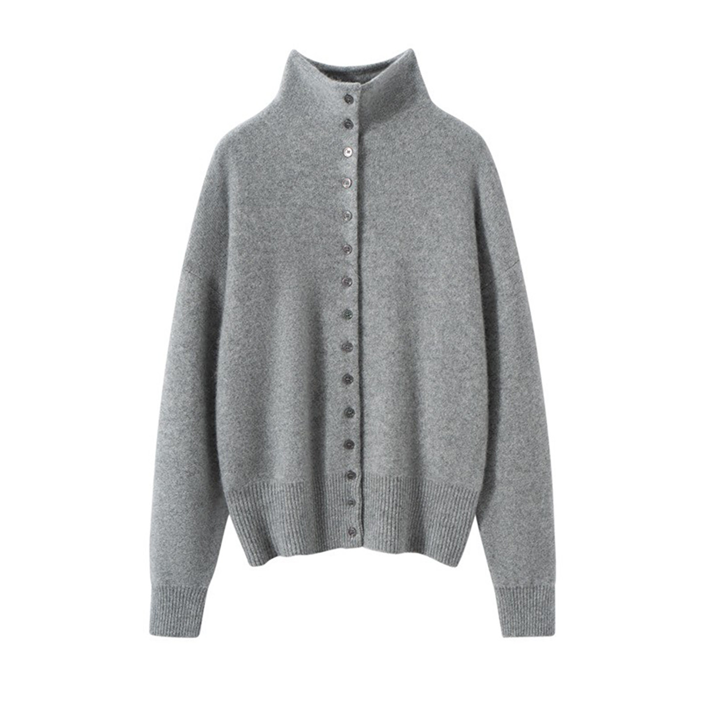 2025秋冬新款100%纯羊绒女士针织衫宽松山羊绒开衫高领百搭毛衣女,女装/女士精品,羊绒衫,淘宝优惠券,粉丝福利购,淘宝优惠卷