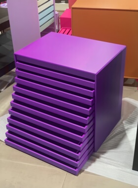 瑞典Arte 超大托盘首饰柜Montana柜彩色储物柜中古饰品收纳柜网红