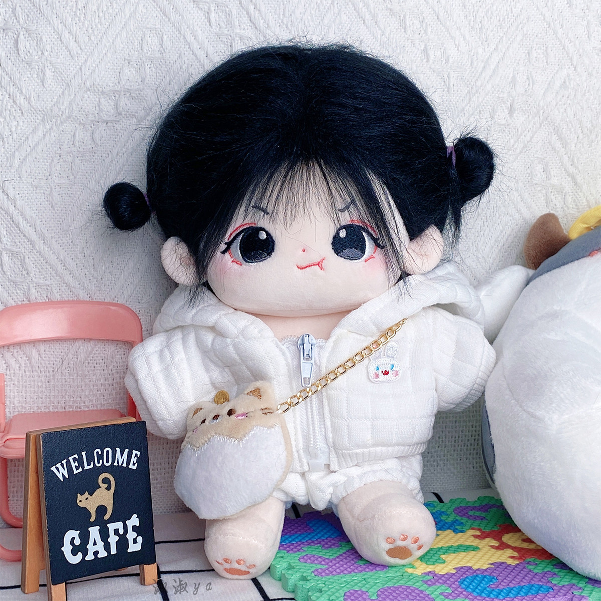 娃衣20cm女棉花娃娃20厘米衣服男卫衣外套裤子胖胖体可穿公仔衣服