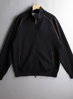 优外汇 欧美BC原货高端户外运动空气棉立领插肩袖男秋款卫衣外套