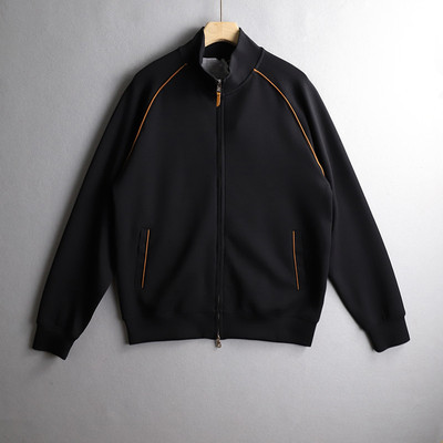 立领简约奢华空气棉男士卫衣外套