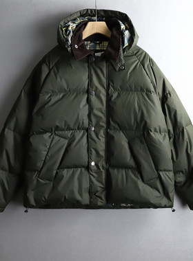 欧美B家原货高端可拆帽防风机能男女款灰鹅绒户外保暖羽绒服外套