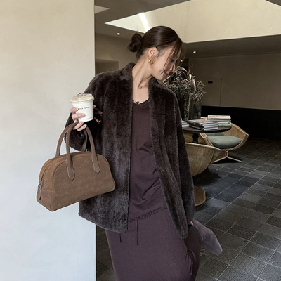 诺华NovaBloom-典藏级拉贡随性阔版时髦风进口拉贡V领CQYM3610698