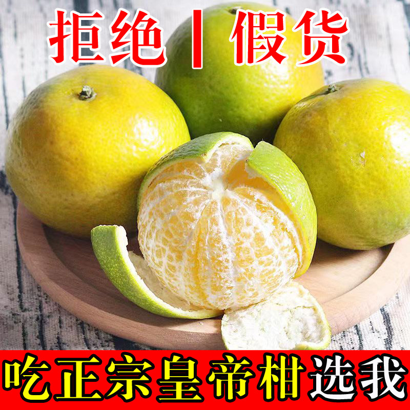 【精品】正宗广西皇帝柑新鲜现摘当季水果桔子橘子贡柑净重1-9斤