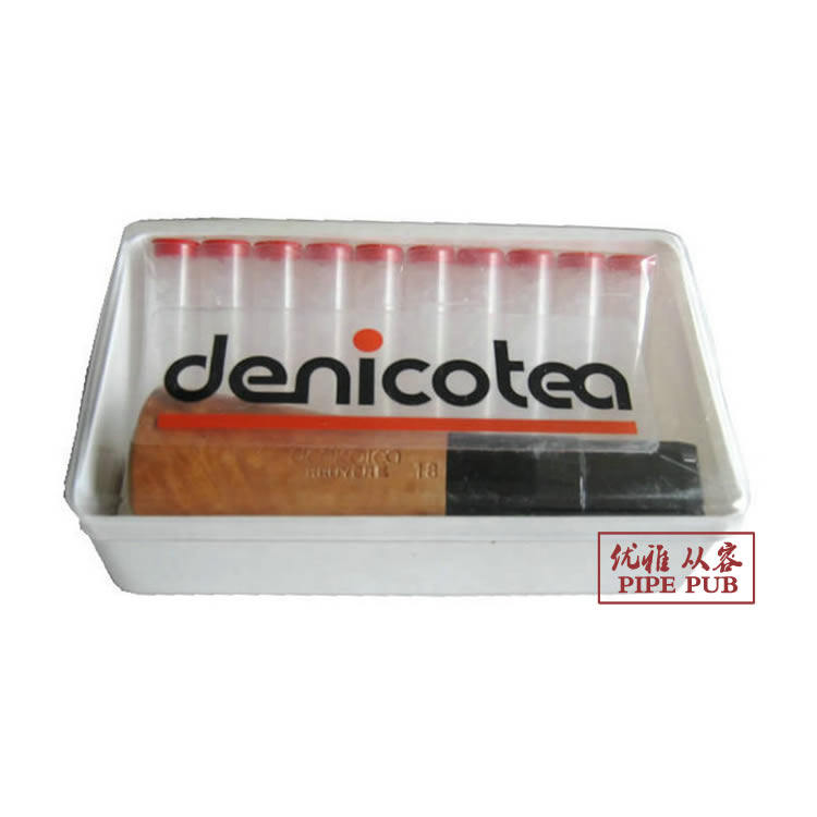 雪茄烟嘴德国进口丹尼古Denicotea特石楠木9mm晶石过滤全新