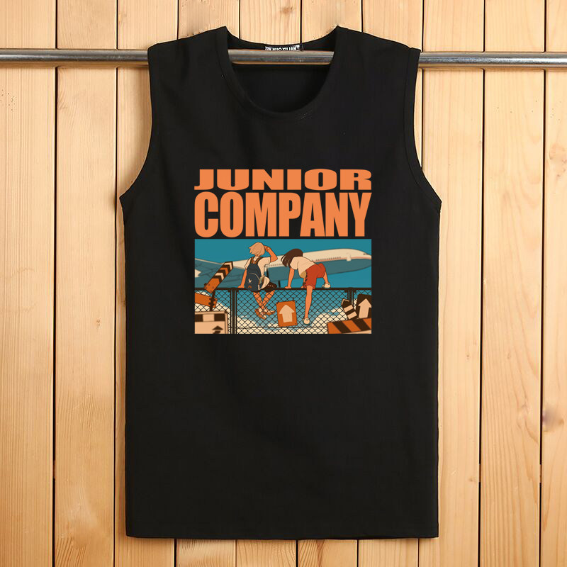 VEST VEST MENS COTTON SPORTS ROUND NECK BREATHABLE SUMMER LOOSE SLEEVELESS T-SHIRT STUDENTS PLUS SIZE BOTTOMING SHIRT