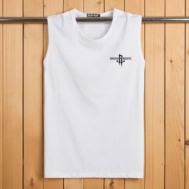 SPORTS FITNESS SLEEVELESS VEST VEST MEN LOOSE TREND HIP HOP BASKETBALL BOTTOMING SHIRT COTTON LARGE SIZE MENS COMPASSIONATE