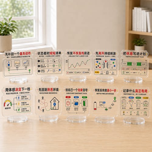 给恢复设置起点亚克力立牌