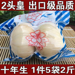 出口级 甘肃土特产兰州鲜百合两头皇食用特级甜新鲜百合真空包装