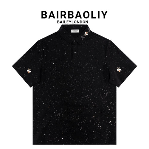 BAIRBAOLIY高品质满天星POLO衫男