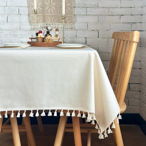 防水防油免洗现代简约纯色餐桌布