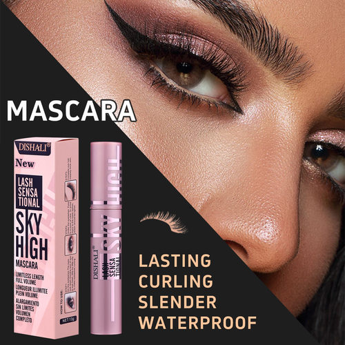 跨境专供爆款DISHALI丰盈睫毛膏 防水浓密卷翘纤长不晕染Mascara
