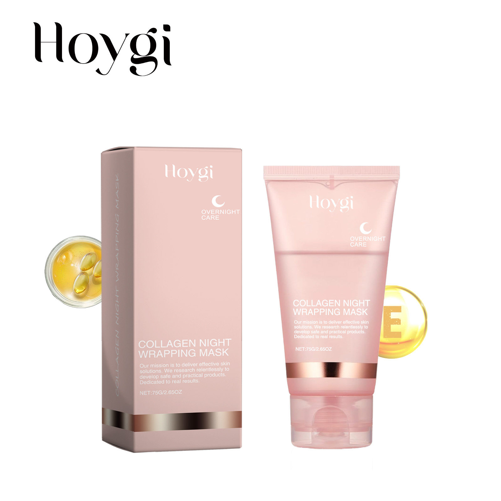 跨境专供爆款Hoygi胶原蛋白剥离撕拉面膜 清洁肌肤补水保湿Mask