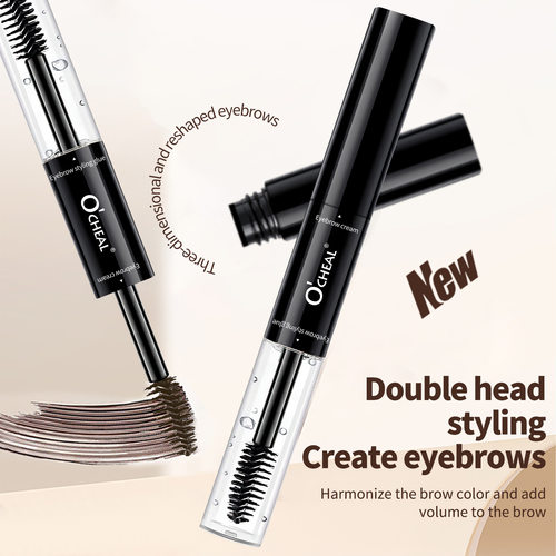 跨境专供热卖O'CHEAL双头染眉膏定型胶 防水持久定型Eyebrow Tint