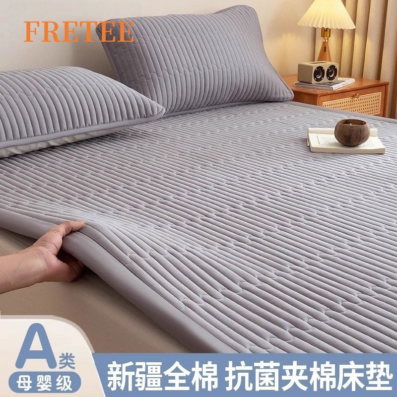 高端纯棉100%全棉床垫软垫褥家用卧室180x200可机洗褥子四季通用