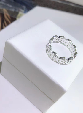 香港正生正品钱币铜钱纯银戒指新款中国风足银尾戒礼物