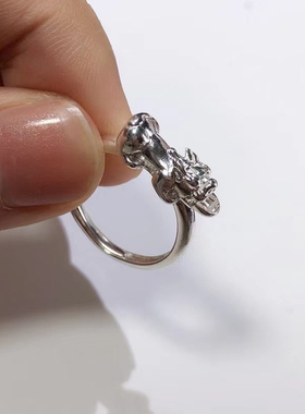 香港正生925银戒指