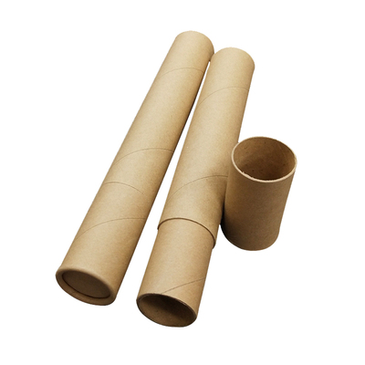厂家直供螺纹纸筒纸罐A3A4书画筒海报纸筒牛皮色纸管大量现货批发