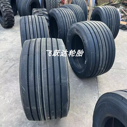 前进455/40R22.5真空轮胎 全钢丝卡车汽车 加宽胎平板运输车