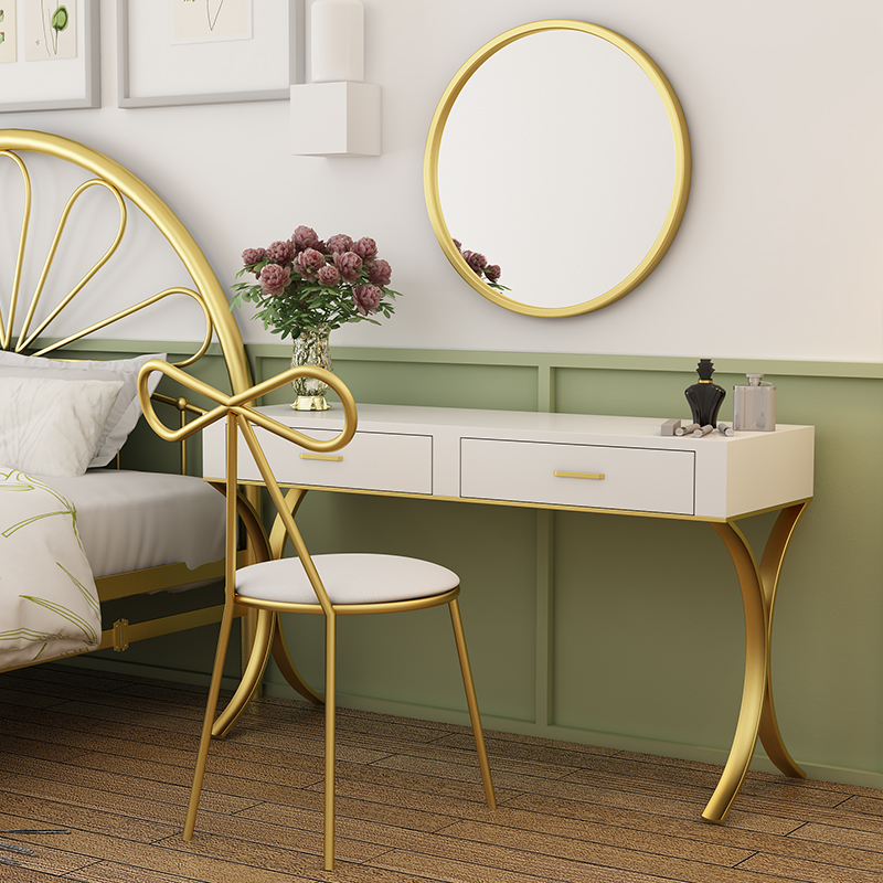 书桌椅子女生可爱卧室网红化妆椅靠背椅公主蝴蝶结铁艺ins梳妆凳|msdalam kategori perabot kediaman, Kerusi kelas, najis, najis persalinan - dari Buy2taobao.com untuk memberikan perkhidmatan ejen Taobao profesional membeli