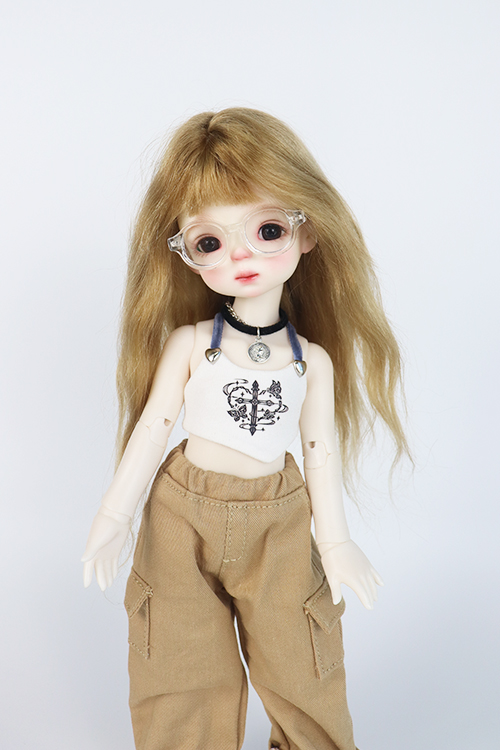 bjd6分透明眼镜配件配饰现货