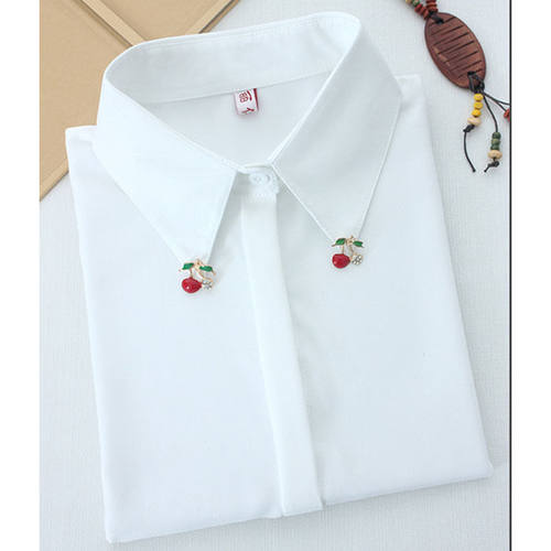 长袖衬衫宽松韩版宽松单排多扣