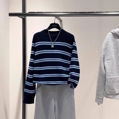 阿玛施2025秋冬新款羊毛针织衫女