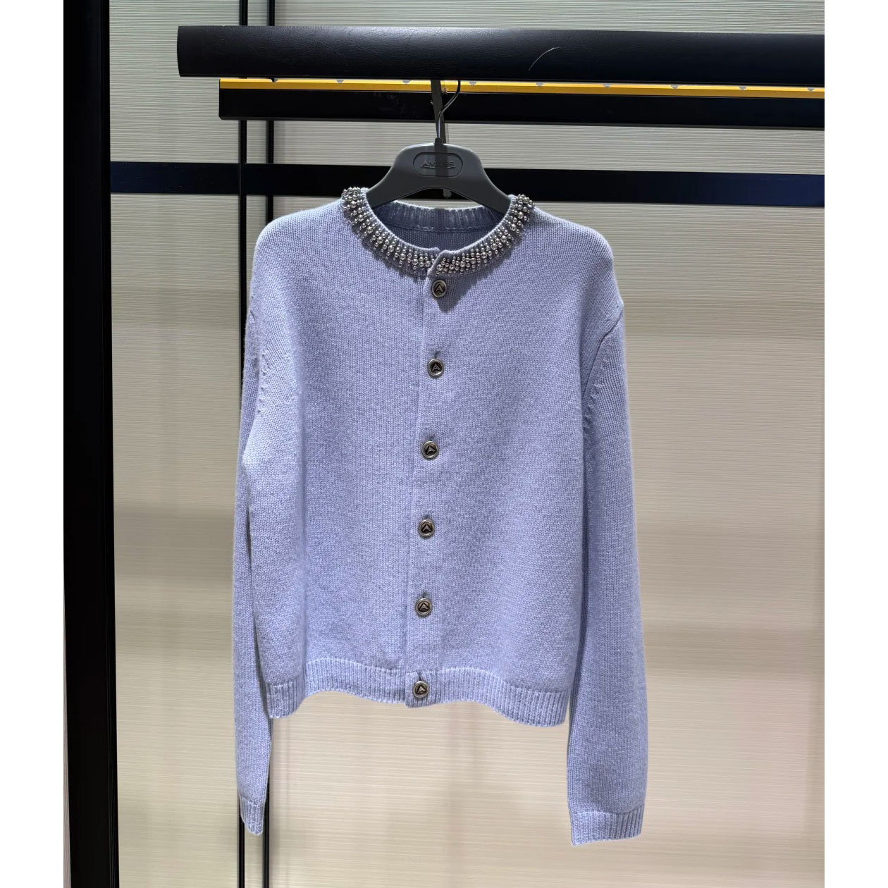 阿玛施女装小香风针织开衫毛衣