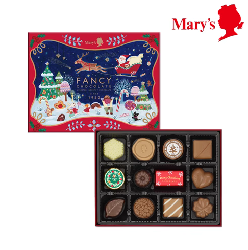 日本本土 25年玛丽 marys Fancy 综合巧克力 情人节 新年圣诞礼盒