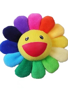 日本直邮正品村上隆Murakami Takashi Flower 太阳花绒毛抱枕60cm