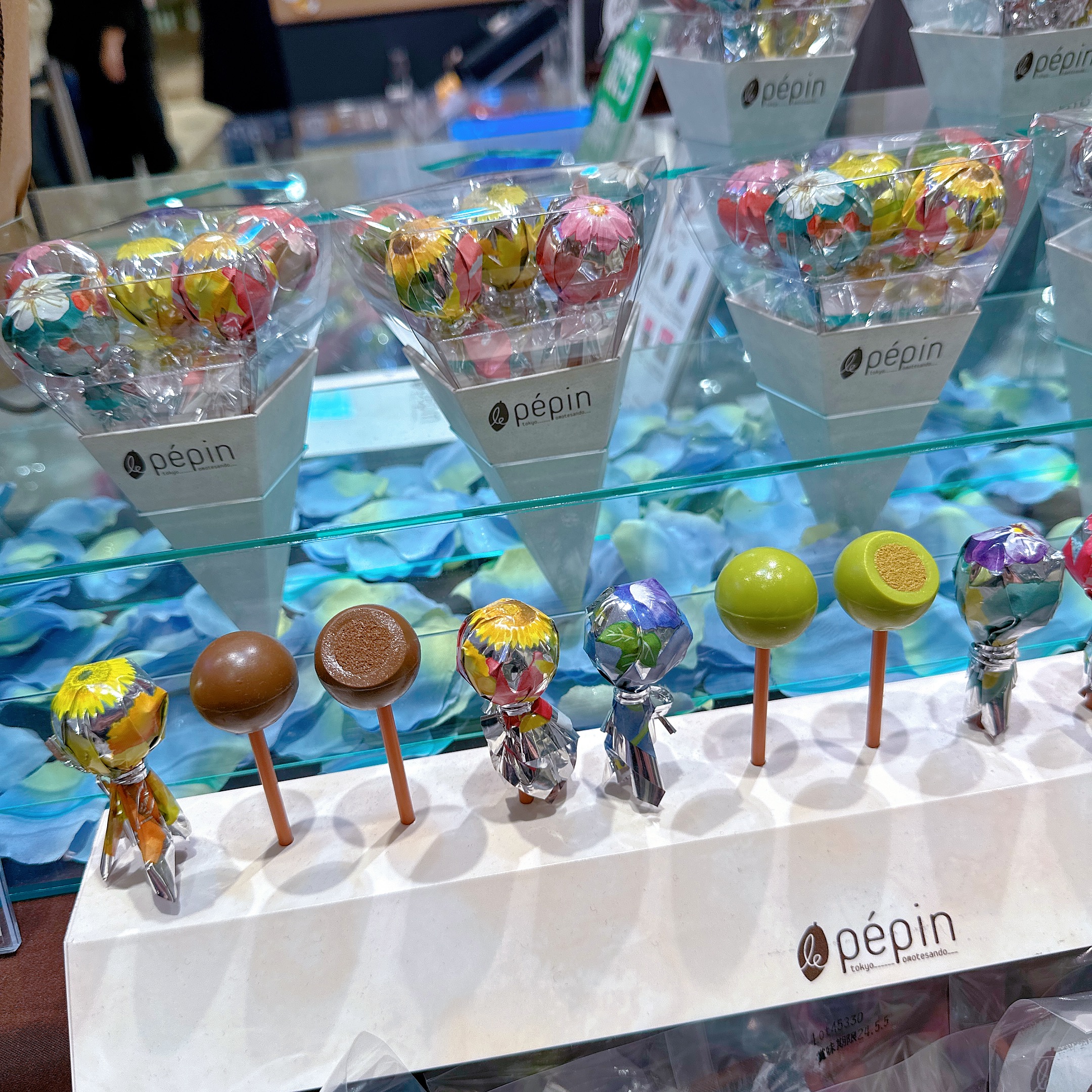 日本pepin巧克力夹心棒棒糖三种口味混合抹茶草莓牛奶礼盒代购