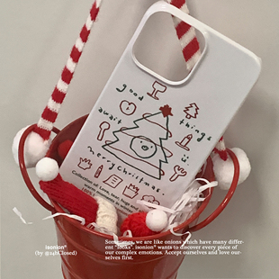 整日不营业原创「圣诞限定返场」ins风透明新年适用于苹果iPhone17promax可爱手机壳菲林15pro磁吸保护套软壳