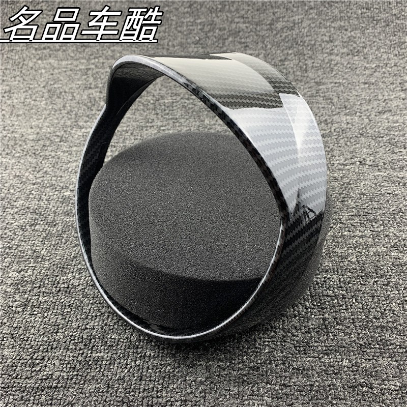 适用Vspace改装灯罩 GTS300前大灯罩 灯帽檐 雾黑灯眉 黑化前灯框