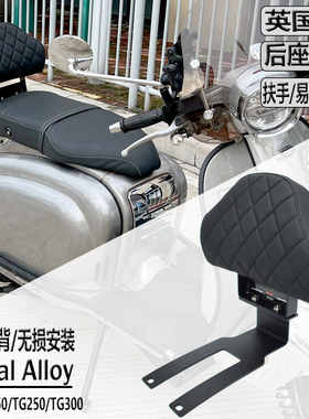 适用RoyalAlloy 英国RA后靠背 TG250 TG300 TG150 后座靠背后坐垫