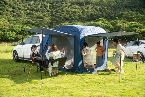 免搭速开车尾帐篷自动户外
