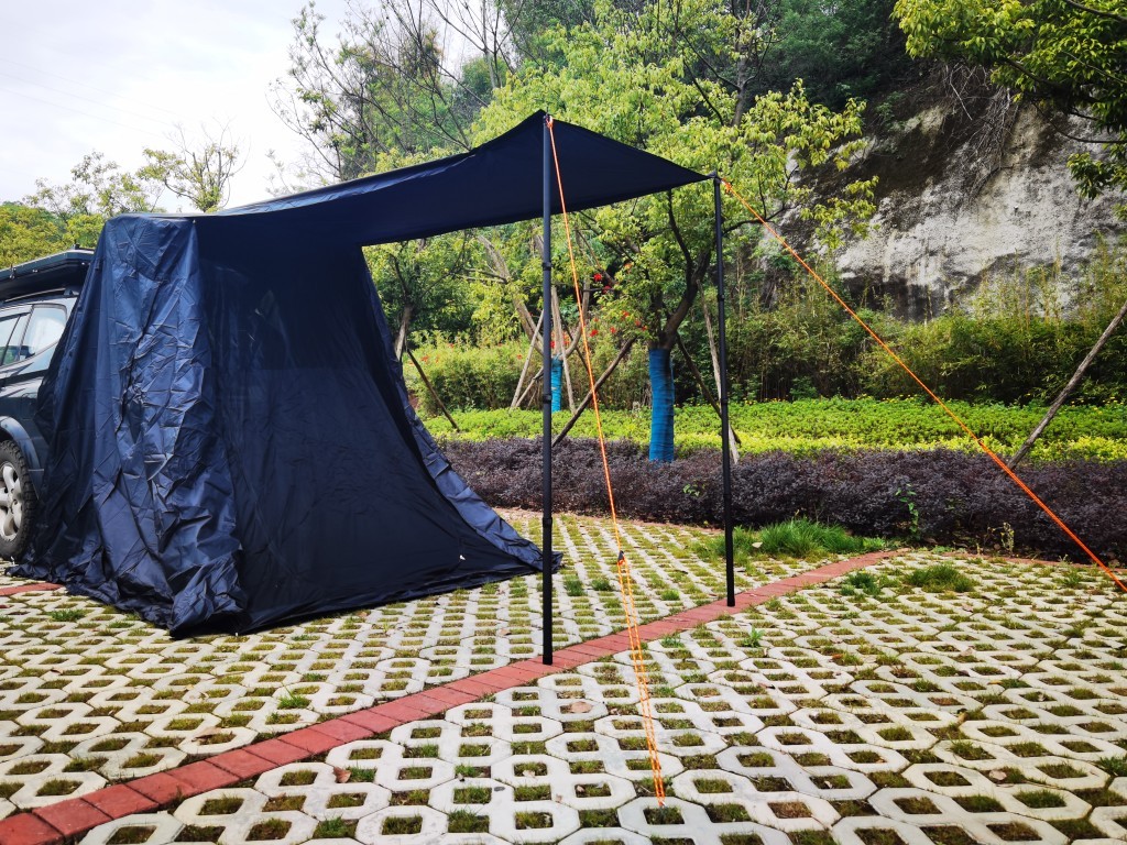 无杆车尾帐双层防晒防虫防雨保温
