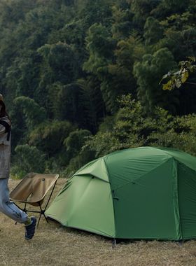 云卫Morningstar野外露营四季三人双帐高科技露营装备