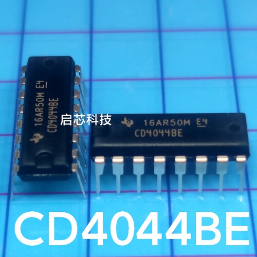 原装   CD4044 CD4044BE  逻辑-锁销 PDIP-16