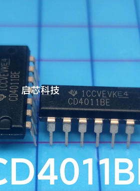 全新 CD4011 CD4011BE HEF/CD/TL/HCF4011四2输入端与非门 DIP-14