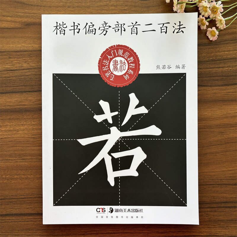 中小学生书法规范教程系列 熊若谷编著毛笔行书书法练字贴临摹解析
