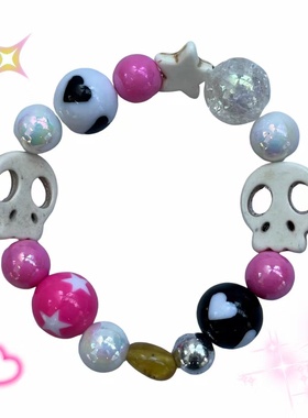 情侣亚克力合金欧美风辣妹蹦迪