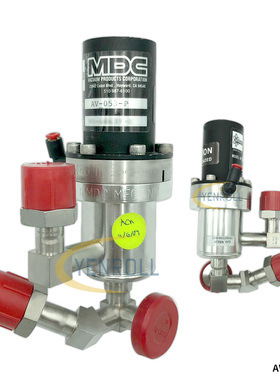 美国MDC真空阀门 Vacuum Angle Valve 半导体气动角阀 AV-053-P